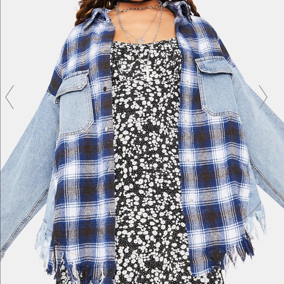 Twisted Logic Denim Jacket - Picture 2 of 4